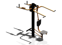 Уличный тренажер "Верхняя тяга Брусья Пресс" УТ339 в Петрозаводске