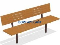 Диван уличный МАФ 1608 в Петрозаводске