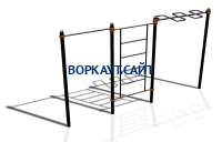 Спортивный комплекс воркаут ВС-129 в Петрозаводске