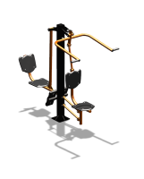 Уличный тренажер "Верхняя тяга Жим ногами" УТ322 в Петрозаводске