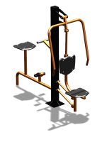 Уличный тренажер "Жим от груди Вело" УТ321 в Петрозаводске