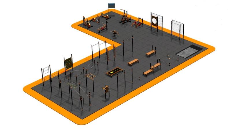 Дизайн проект спортплощадки Угловая в Петрозаводске