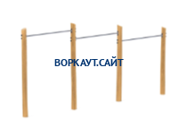 Турник тройной ЭКО