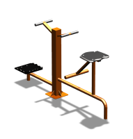 Уличный тренажер "Твистер стоя Твистер сидя" УТ323 в Петрозаводске