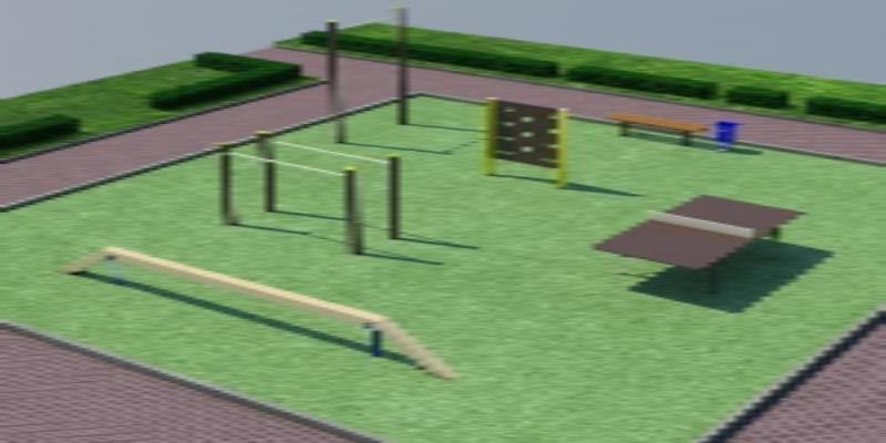 Проект спортплощадки мини спорт  в Петрозаводске