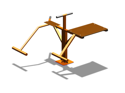 Уличный тренажер "Пресс Гиперэкстензия" УТ327 в Петрозаводске