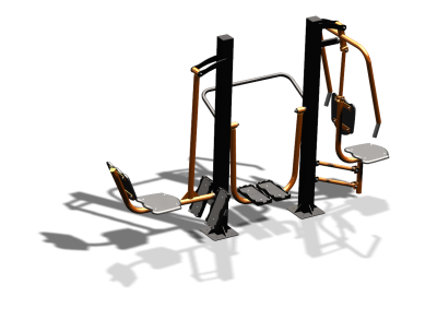 Уличный тренажер "Жим ногами Шагомер Жим от груди" УТ333 в Петрозаводске