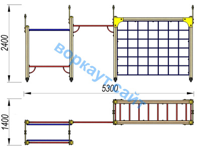 Детский спортивный комплекс Атлет ДСК 3106 в Петрозаводске