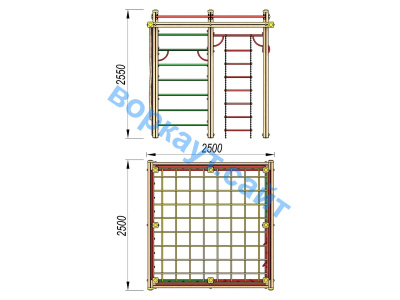 Детский спортивный комплекс ДСК 3110 в Петрозаводске Детский спортивный комплекс ДСК 3110 в Петрозаводске