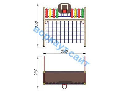 Детский спортивный комплекс ДСК 3101 в Петрозаводске