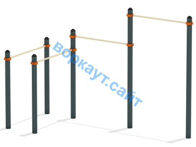 Турник двойной с брусьями ВС-17 в Петрозаводске