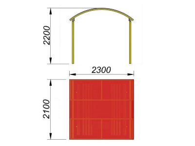 Навес судейский МАФ 4004 в Петрозаводске