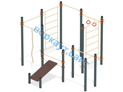 Спортивный комплекс воркаут ВС-47 в Петрозаводске