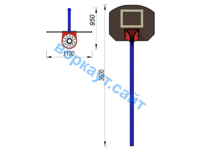 Баскетбольный щит СИО 3510 в Петрозаводске
