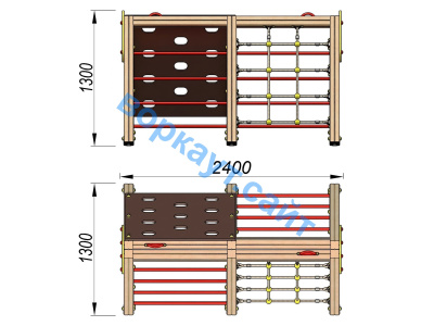 Детский спортивный комплекс ДСК 3203 в Петрозаводске