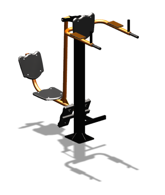 Уличный тренажер "Жим ногами Брусья Пресс" УТ329 в Петрозаводске