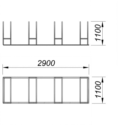 Велопарковка МАФ 6002 в Петрозаводске