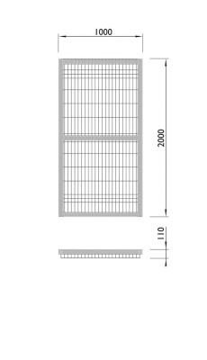 Калитка спортивной площадки МАФ 5105 в Петрозаводске