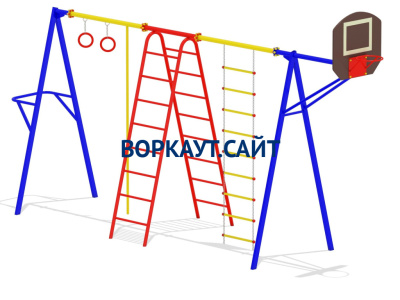Гимнастический комплекс с баскетбольным щитом МАФ 3001 в Петрозаводске Гимнастический комплекс с баскетбольным щитом МАФ 3001 в Петрозаводске