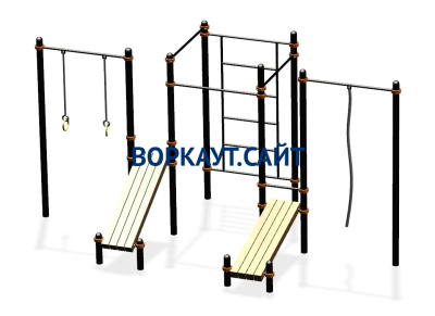 Спортивный комплекс воркаут ВС-44 в Петрозаводске