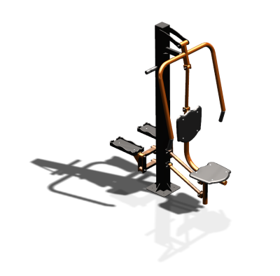 Уличный тренажер "Жим от груди Степпер" УТ342 в Петрозаводске