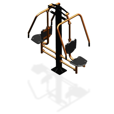 Уличный тренажер  "Жим от груди двойной" УТ204 в Петрозаводске