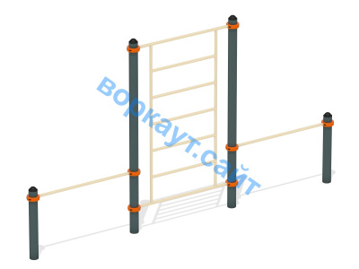Шведская стенка с перекладинами ВС-13 в Петрозаводске