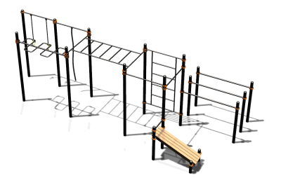 Спортивный комплекс воркаут ВС-77 в Петрозаводске