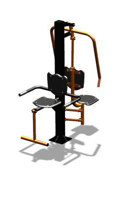 Уличный тренажер "Жим от груди Флекс" УТ324 в Петрозаводске