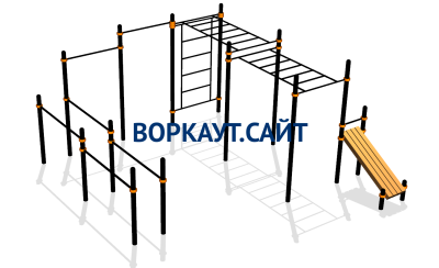 Спортивный комплекс воркаут ВС-109 в Петрозаводске
