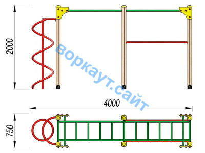 Детский спортивный комплекс ДСК 3104 в Петрозаводске