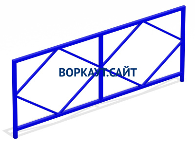 Ограждение площадки МАФ 5001 в Петрозаводске