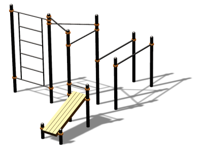 Спортивный комплекс воркаут ВС-140 в Петрозаводске