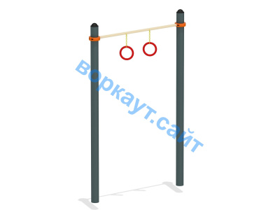 Турник с кольцами ВС-7 в Петрозаводске Турник с кольцами ВС-7 в Петрозаводске