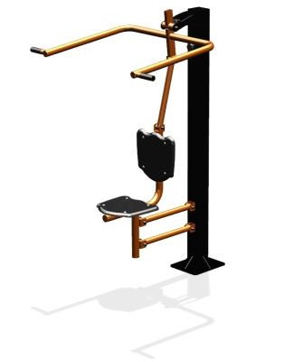 Уличный тренажер "Верхняя тяга одинарный" УТ 114 в Петрозаводске