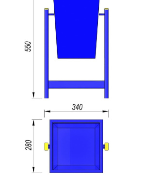 Урна МАФ 1630 в Петрозаводске