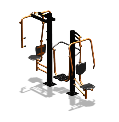 Уличный тренажер "Жим от себя Шагомер Баттерфляй" УТ303 в Петрозаводске