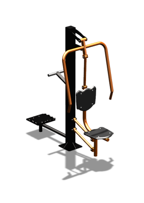 Уличный тренажер "Жим от груди Твистер" УТ328 в Петрозаводске