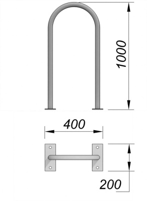 Велопарковка МАФ 6001 в Петрозаводске