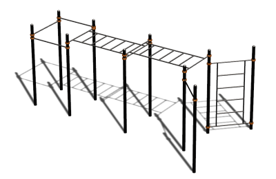 Спортивный комплекс воркаут ВС-118 в Петрозаводске