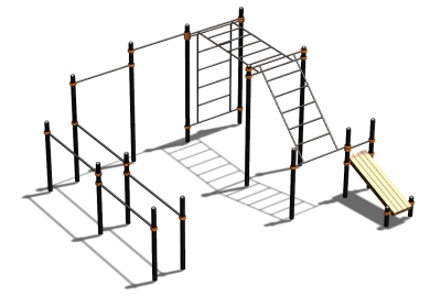 Спортивный комплекс воркаут ВС-146 в Петрозаводске