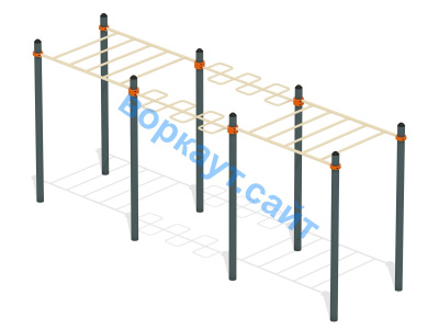 Воркаут комплекс рукоходов ВС-22 в Петрозаводске