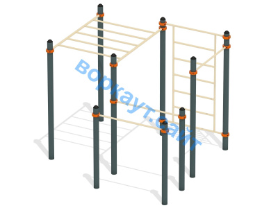 Спортивный комплекс воркаут ВС-48 в Петрозаводске