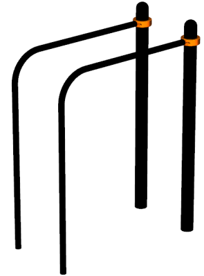 Воркаут брусья приставные ВС-39 в Петрозаводске