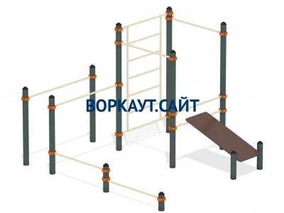 Спортивный комплекс воркаут ВС-43 в Петрозаводске