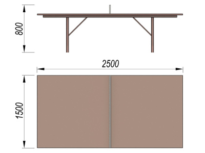 Теннисный стол МАФ 3517 в Петрозаводске