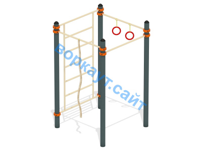 Воркаут комплекс ВC-18 в Петрозаводске Воркаут комплекс ВC-18 в Петрозаводске