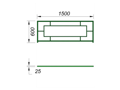 Ограждение площадки МАФ 5000 в Петрозаводске
