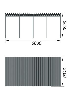Теневой навес трибун МАФ 4130 в Петрозаводске