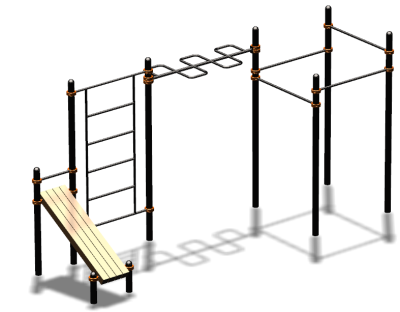 Спортивный комплекс воркаут ВС-74 в Петрозаводске